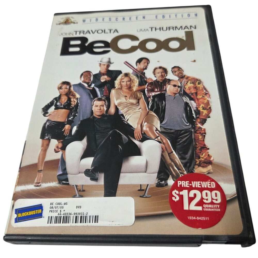 Be Cool John Travolta Uma Thurman Crime Comedy Widescreen DVD Movie 2005
